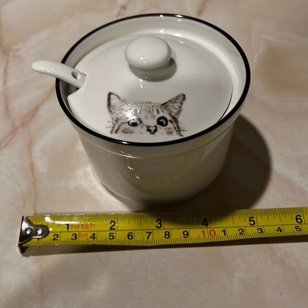 New Small Ceramic Sugar Or spices Bowl